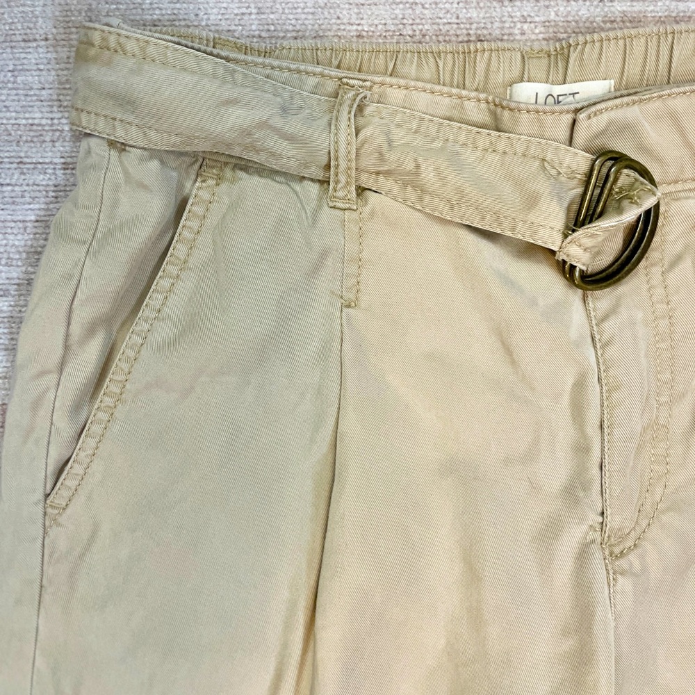 Loft Tall High Rise Tapered Ankle Pants | Tencel | Small | Work to Weekend Style
